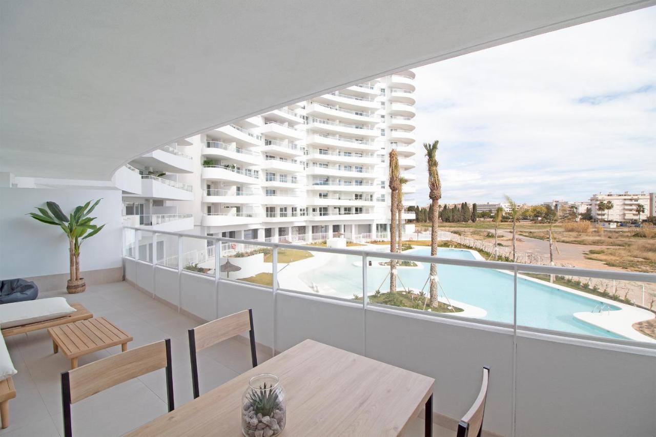 Global Properties, Apartamento Con Terraza Y Vistas A La Piscina En Gran Canet Canet d’En Berenguer Kültér fotó